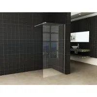Mueller Slimline inloopdouche 120cm helder anti-kalk incl RVS profiel & stang