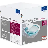 Villeroy & Boch Subway 2.0 DirectFlush Slimseat Combi-Pack CeramicPlus Wit