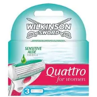 Wilkinson Quattro woman sensitive mesjes 3+1st