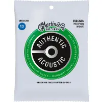 Martin strings MA550S AUTHENTIC SILKED MEDIUM 92/8 PHOSPHOR BRONZE MEDIUM 13-17-26-35-45-56