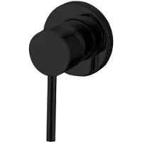 Best design Omstelkraan quatra inbouw 1/2" koud/warm mat zwart