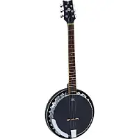 Ortega Banjo 6 Cordes Electro Noir
