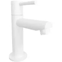 Best design Toiletkraan White Aqua Mat Wit