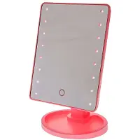 United Entertainment Touch Screen Make-Up Spiegel met LED verlichting - Roze