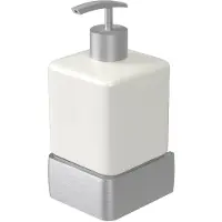 Haceka Zeepdispenser Aline Brushed 7,4x15,4 cm Aluminium Geborsteld Zilver