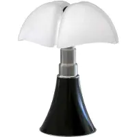 Martinelli Luce Design tafellamp Minipipistrello, dimbaar, bruin / roest, Woon-/ Eetkamer, Roestvrij staal, Design, tafellamp