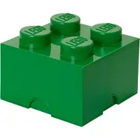LEGO Opbergbox Lego Brick 4 Groen