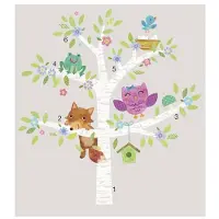 RoomMates muurstickers xl Baby Birch Tree vinyl 27 stuks
