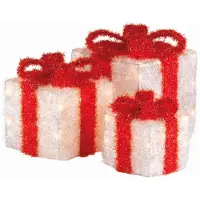 Molecule Lumineo Verlichte Giftbox LED Wit 25cm Feestverlichting