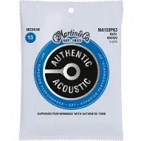 Martin strings MA150PK3 AUTHENTIC SP PACK 3 MEDIUM BRONZE MEDIUM 13-17-26-35-45-56
