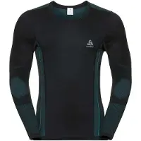 Odlo PERFORMANCE Windsh 612372 - Fietsshirt l/s crew neck - M - Zwart