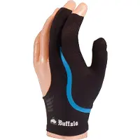 Buffalo Reversible biljarthandschoen zwart/blauw XL