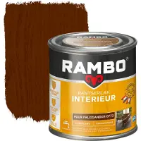 Rambo pantserlak interieur transparant zijdeglans puur palissander 250 ml
