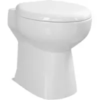 Van Marcke GO Staand toilet met vermaler wit