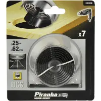 Piranha gatenzaagset aluminium 25-62 mm 7-delig X81000