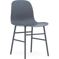 Normann Copenhagen Stoel Form Chair Steel Blue