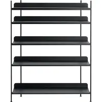 Muuto Compile Shelving System Opslagsysteem Black | Configuration 3