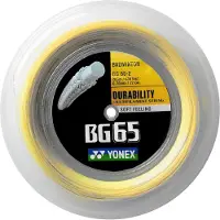 Yonex Bg 65 200 M Badminton Reel String Geel 0.70 mm