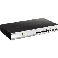 D-Link 10 P Gigabit PoE Smart Switch incl 2p SF