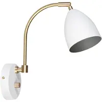 BELID Deluxe wandlamp wit-messing