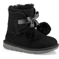 Ugg Teddyboots - Gita - Schwarz m. Pompons - - 35 - Teddyboots