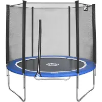 Game on sport Jumpline Trampoline met veiligheidsnet Blauw 244cm