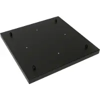 Calex design plafondkap vierkant 4 snoeren (zwart)