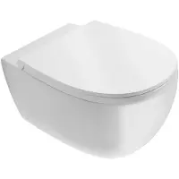 Luca Wandcloset Sanitair Vaso Rimless 54x36cm Mat Wit (Exclusief zitting)