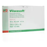Lohmann & Rauscher Vliwasoft Non-Woven Kompres 10X10 cm Ref 12066 50 St Compressen
