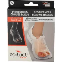 Epitact Sport Beschermers Blauwe Nagel Small 2 St Verband(en)