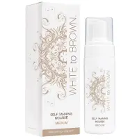 WHITE TO BROWN Self Tanning Mousse Medium 150ml