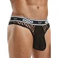 Male Power – Lo Rise String – Zwart