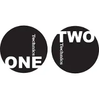Magma Technics Slipmat One-Two Black/White (Mixed-Set)