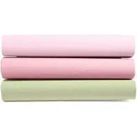 Bella Donna Hoeslaken Jersey Tweepersoons roze-0566 140/190-160/220