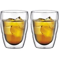 Bodum - Pilatus - Dubbelwandig glas - Koffie - 0.25 l - Set a 2 stuks