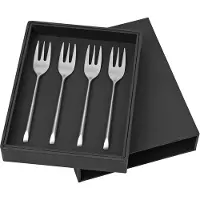 Broste Copenhagen Sletten taartvork 15 cm rvs mat 4 stuks