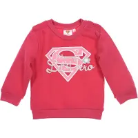 Superman Supergirl sweater Mommy's Lil'Hero fuchsia 74