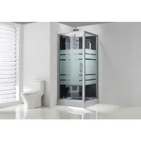 Xellanz Thermo complete douchecabine 80x80x218 alu 5mm glas