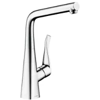 Hansgrohe Metris keukenkraan RVS look