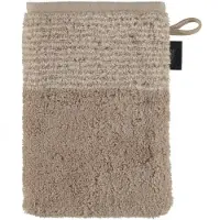 Cawö Washandje Cawö Two-Tone Beige (set van 6)