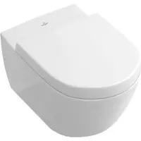 Villeroy & Boch Subway 2.0 diepspoelcloset wandmodel met directflush en ceramic plus en aquareduct en afvoer horizontaal wit