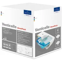 Villeroy & Boch Venticello combipack directflush closetcombinatie wanddmodel afvoer horizontaal met ceramic plus wit
