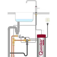 Quooker Fusion Square Chroom met Combi+