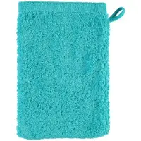 Cawö Washandje Cawö Lifestyle Uni Turquase (set van 6)