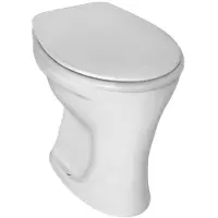 Ideal standard Eurovit staande closet ao vlakspoel +6 Wit