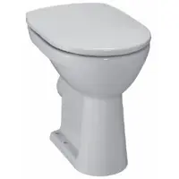 Jika Lyraplus staand closet +6 vlakspoel ao met 4 schroefgaten Wit