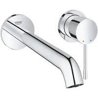 GROHE Essence New 2 gats inbouw wandkraan L size met uitloop 23cm zonder inbouwdeel chroom