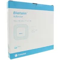 Coloplast Biatain Schuimverband Adhesief 18 x 18 cm (3423) | 5 stuks