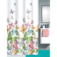 Kleine wolke Butterflies douchegordijn 180x200 cm, multicolor