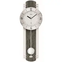 AMS Zendergestuurde wandklok met slingeruurwerk F5294